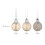 Kerstboomballenset, 96 plastic decoraties 4