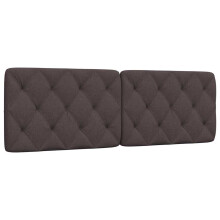 vidaXL Kopfteil-Kissen Dunkelbraun 160 cm Stoff