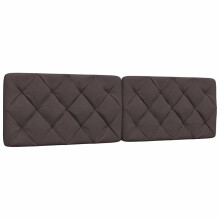 vidaXL Kopfteil-Kissen Dunkelbraun 180 cm Stoff