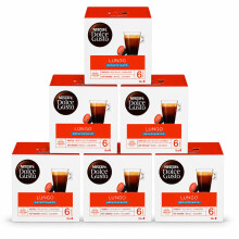 Nescafe Dolce Gusto Coffee Pods 6 Boxes (96 drinks), Cafe Lungo Decaf