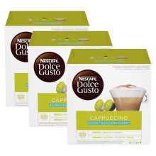 Nescafe Dolce Gusto Coffee Pods 3x Boxes /24 Caps Skinny Cappuccino