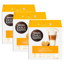 Nescafe Dolce Gusto Coffee Pods 3x Boxes /24 Caps Latte Macchiato