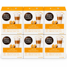 Nescafe Dolce Gusto Coffee Pods 6 Boxes (96 drinks), Latte Macchiato