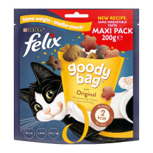 FELIX Goody Bag Cat Treats - Colourful Mix of Treats