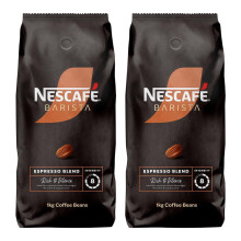 Nescafe Barista Espresso Blend Coffee Beans 1kg (Pack of 2) - Rich & Intense