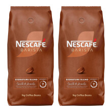 Nescafe Barista Signature Blend Coffee Beans 1kg (Pack of 2) - Smooth & Aromatic