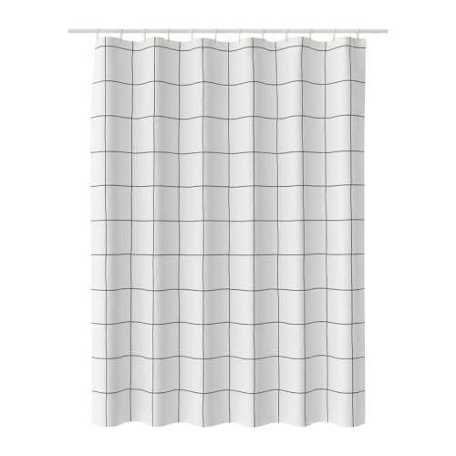 IKEA JÄMTSTARR Shower Curtain 180x180