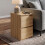 Vida Designs (Pine) Denver 2 Drawer Bedside Chest, Modern Nightstand Storage Table- Set of 2 2