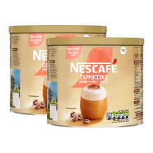 Nescafe Gold Instant Coffee Granules 1kg Unsweetened Cappuccino (Pack of 2)