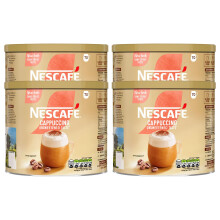 Nescafe Gold Instant Coffee Granules 1kg Unsweetened Cappuccino (Pack of 4)