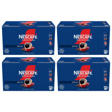 Nescafe Original Decaffeinated Stick Packs 200 Sachets (Pack of 4) - Double Filter Technology