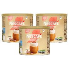 Nescafe Gold Instant Coffee Granules 1kg Unsweetened Cappuccino (Pack of 3)