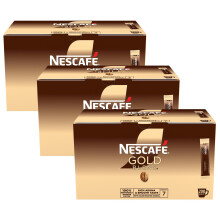 Nescafe Gold Blend Instant Coffee 200 Sachets (Pack of 3) - Premium Single-Serve