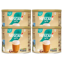 Nescafe Gold Latte Instant Coffee Granules 1kg (Pack of 4) - Creamy Frothy Drink