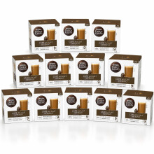 Dolce Gusto Coffee 192 Pods of 16 Caps, 12 Boxes, Cafe Au Lait Intenso
