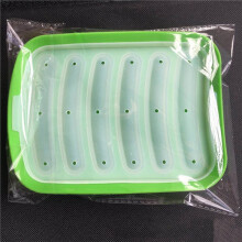 4PCS Sausage Silicone Mold DIY Hot Dogs Maker Non-Toxic Food Grade for Homemade Sausages Cooking Baking Green