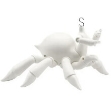 1/12 Bjd Doll Spider Blank Body Full Articulated Joints Unpainted Blank Figurine Gift for Diy Custom White