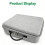 EVA Hard Shell for  W2S  Window Cleaning Robot Carrying Case Shockproof, Portable Storage Bag 3