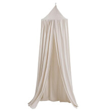 Beige Round Dome Kids Bed Canopy, Hanging Ceiling Mosquito Net Tent Curtain, Nursery, Reading Nook, Decor