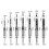 7pcs Square Hole Drill Bit Set, HSS Woodworking Mortising Chisel Bits 1/4-5/8 Inch for Wood Mortiser 6