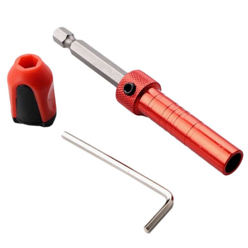 2 Piece Magnetic Socket Bit, Quick-Change Hex Driver with Collar for Controlled Fastening 2