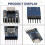 2PCs CP2102 USB to TTL Serial Module UART STC Downloader Adapter for MCU Debugging Programming Linux Windows TYPE-C 2