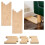 Thickened Couch Wall Spacer Adjustable Solid Wood Couch Stopper,Furniture Wall Protectors,for Outlets,Couches,Beds 1