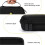 Carrying Case for EasySMX M20 Mobile Phone Controller Storage Travel Case for Mobile Gaming Controller Black Case 3