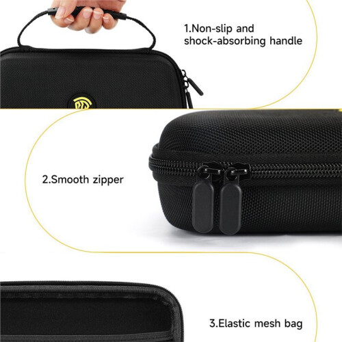 Carrying Case for EasySMX M20 Mobile Phone Controller Storage Travel Case for Mobile Gaming Controller Black Case 2