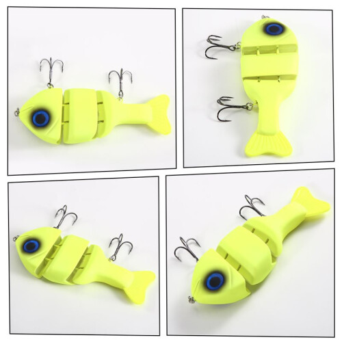 Gelenk-Schwimmköder Glidebait 120mm 44,5g Sinkender Angelköder Harte Köder für Barsch Süßwasser Salzwasser Künstlicher Köder 1