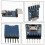 2st CP2102 USB Till TTL Seriell Modul UART STC Downloader Adapter för MCU Debugging Programmering Linux Windows Micro-Typ 2