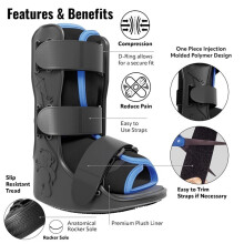 Bota Pediátrica Buddy, Bota para Fracturas y Esguinces Infantiles, Ajuste Estructurado Izquierdo/Derecho, Soporte para Fracturas y Esguinces M