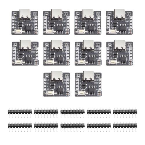 10Pcs STC8G1K08A Core Board Development Board STC8G1K08A Core Board 8-Pin 51 MCU Development Board for DIY Embedded B