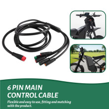 For OUXI GT2000 Electric Scooter Bicycle 6 Pin Main Control Cable Main Connection Spare Parts