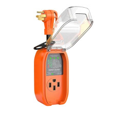 Parafoudre de Camping-Car 50 A avec Prise Américaine, NEMA 14-50P, avec Couvercle Étanche, 125 V/250 V CA