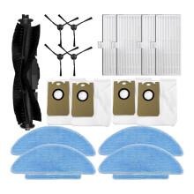 Voor MEDION X20 SW+ MD 11415 Vervangingsonderdelen Accessoires Hoofdzijborstel Hepa-Filter Mopdoek Stofzak
