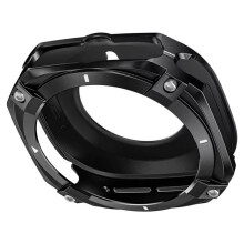 Rugged Bezel Case for   Watch 7/8 Ultra 47mm Case, PC+ Zinc Alloy Protective Cover Bumper Black