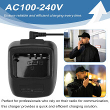 KSC-35S Fast Dock Battery Charger for TK-U100D U100 TK3000 Radio Interphone Intelligent Charger EU PLUG