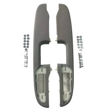 1Pair Rear Door Armrest Panel Handle Cover Repair Kit for Silverado Yukon 07-14 Gray 20895898 20895903