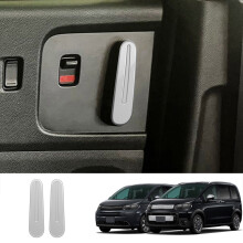 Car Middle Door Handle  Sticker for  Freed Air Crosstar 2024 Inside Door Handle Trim Silver