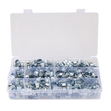 135 Stuks Slangklem Dubbele Oren Klem 8-18mm Wormaandrijving Brandstof Waterslang Klemmen Clips Slang Brandstofklemmen Geassorteerde Set