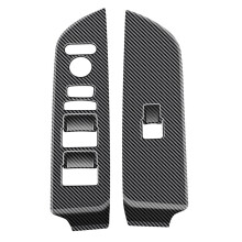 Car Window Glass Lift  Panel Trim Stickers for  Freed Air Crosstar 2024 Interior Accessories Carbon Fiber RHD