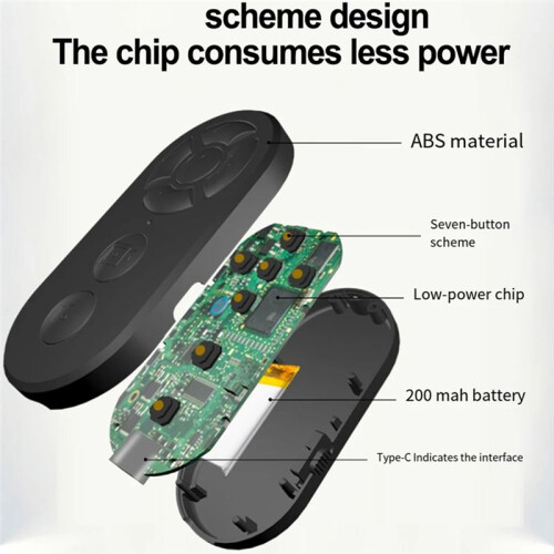 Remote Control Remote Control Remote Control Control Easy to Use Mobile Phone E Book Flipping