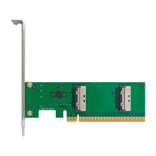 PCIe 5.0 X16 to 2-Port MCIO 8X Expansion Card MCIO SFF-TA-1016 8i Adapter Card for Discretet GPU Expansion
