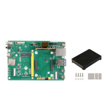 For Raspberry Pi CM5 SSD-POE(2242)Expansion Board NVMe USB3.0 Gigabit Ethernet for Raspberry Pi Compute Module 5