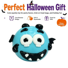Jouet Squishy Étrange Smushers Curiosities Chien à Visage Interchangeable Jouets à Presser Anti-Stress Décompression Jouets DIY pour Halloween B