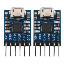 2 Stück CP2102 USB-zu-TTL-Seriell-Modul UART STC Downloader Adapter für MCU-Debugging und Programmierung Unter Linux und Windows (Mikrocontroller)