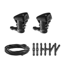 1Pair Front Windshield Wiper Water Washer Nozzle Jet Hose Connector Kit 55372143AB 55156427A for Sebring 04-06
