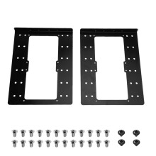 Hard Disk Mounting Bracket Hard Drive Bracket for 3.5inch SAS/ HDD SSD DIY Storage Metal Hollowout Rack Shelf