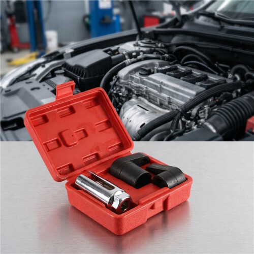 Universal Oxygen Sensor Socket Set O2 Lambda Sensor Removal Tool Kit Automotive Wrench Remover Installer Tool 1